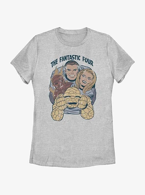 Marvel Fantastic Four 4 Of A Kind Womens T-Shirt