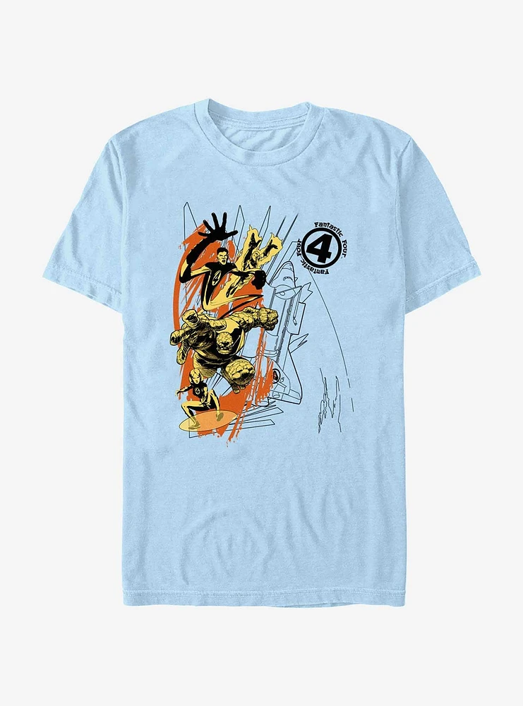 Marvel Fantastic Four Cosmic Vaccum T-Shirt