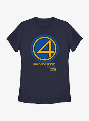 Marvel Fantastic Four Vintage Classic Logo Womens T-Shirt