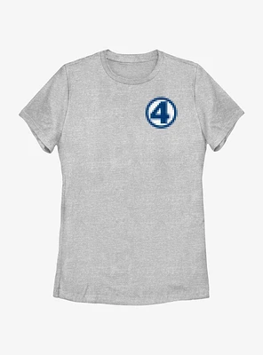 Marvel Fantastic Four Pixelated Womens T-Shirt