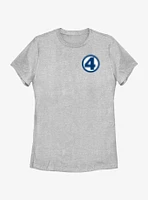 Marvel Fantastic Four Pixelated Womens T-Shirt