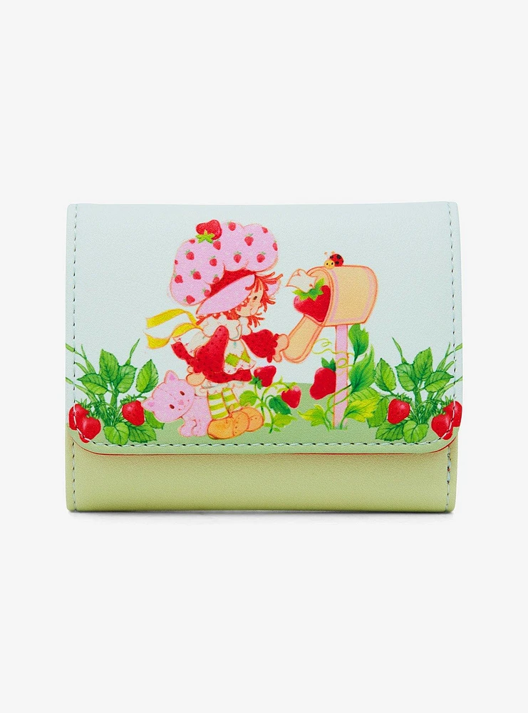 Loungefly Strawberry Shortcake Mailbox Mini Flap Wallet