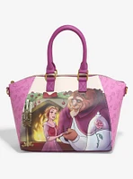 Loungefly Beauty And The Beast Holiday Fireplace Satchel Bag