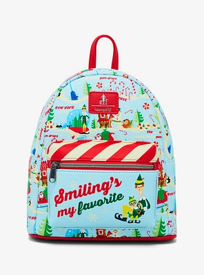 Loungefly Elf Smiling's My Favorite Mini Backpack