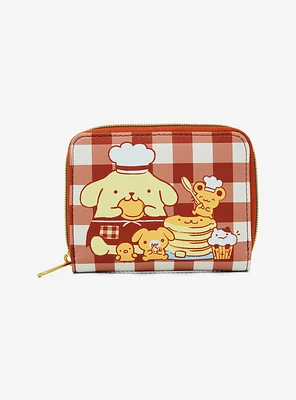 Loungefly Pompompurin Bakery Gingham Mini Wallet