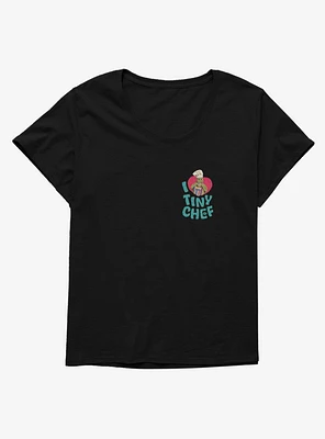 The Tiny Chef Show Heart Patch Girls T-Shirt Plus