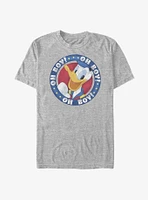 Disney Donald Duck Oh Boy Badge T-Shirt