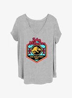 Jurassic Park Gene Tech Womens T-Shirt Plus