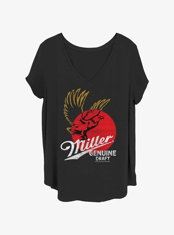 Coors Miller Genuine Draft Logo Womens T-Shirt Plus