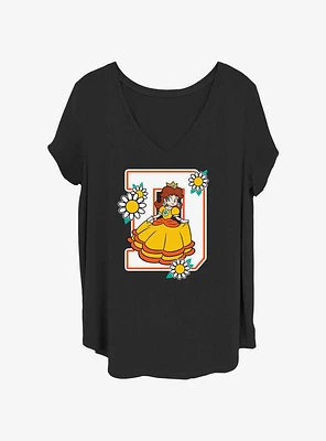 Nintendo D For Daisy Womens T-Shirt Plus