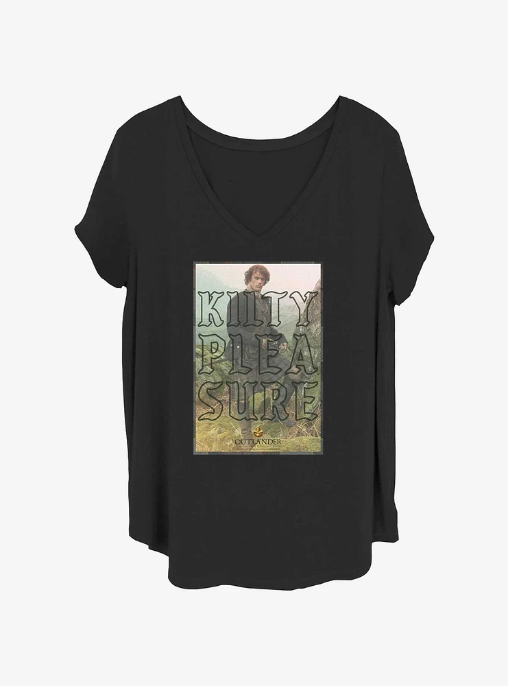 Outlander Jamie Feelin Kilty Womens T-Shirt Plus