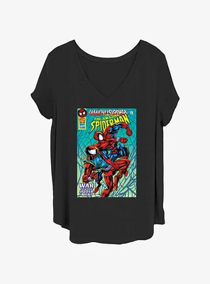 Marvel Spider-Man Clone Wars Comic Womens T-Shirt Plus