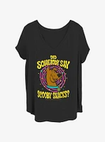 Scooby-Doo Did Somebody Say Scooby Snacks Womens T-Shirt Plus