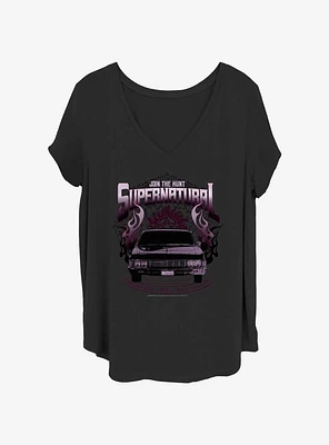 Supernatural Road Tour Womens T-Shirt Plus