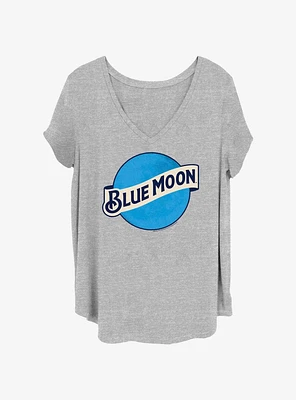 Coors Blue Moon Logo Womens T-Shirt Plus