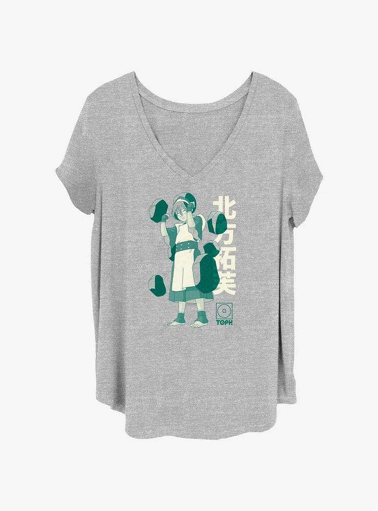 Avatar: The Last Airbender Greatest Earth Bender Toph Womens T-Shirt Plus