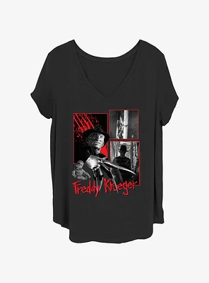 A Nightmare on Elm Street Freddy Krueger Womens T-Shirt Plus