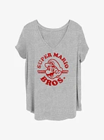 Nintendo Jump Man Mario Womens T-Shirt Plus