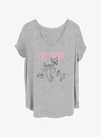 Disney Bambi Oh Deer Womens T-Shirt Plus