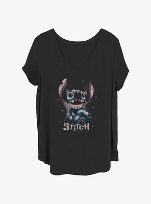 Disney Lilo & Stitch Dark Womens T-Shirt Plus