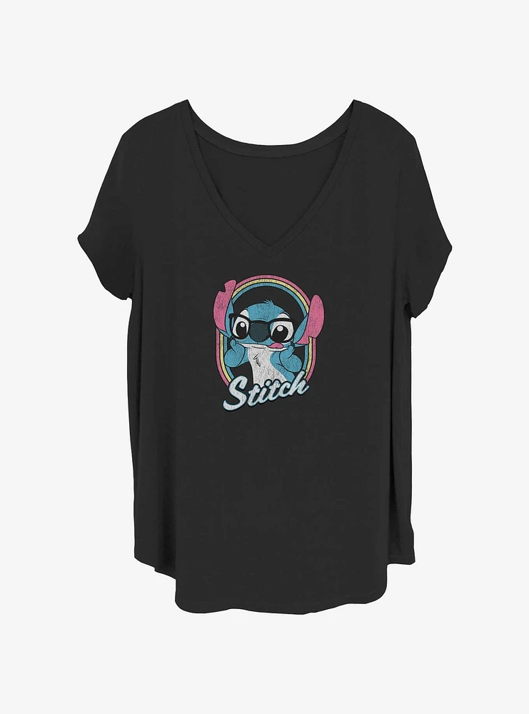 Disney Lilo & Stitch Nerdy Womens T-Shirt Plus