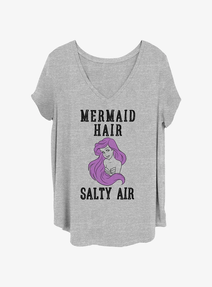 Disney The Little Mermaid Hair Salty Air Womens T-Shirt Plus