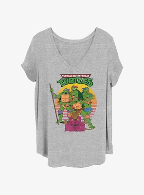 Teenage Mutant Ninja Turtles The Team Womens T-Shirt Plus