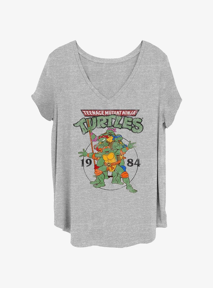 Teenage Mutant Ninja Turtles Group Elite Womens T-Shirt Plus