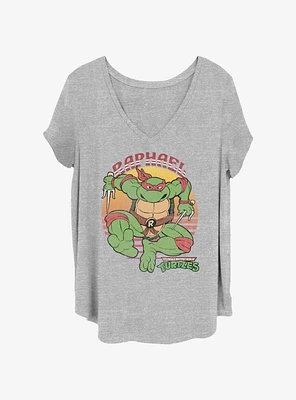 Teenage Mutant Ninja Turtles Raphael Sun Womens T-Shirt Plus