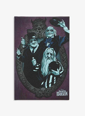 Disney Haunted Mansion Hitchhiking Ghosts Ghoulish Greeting Canvas Wall Decor