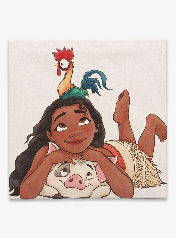 Disney Moana Pua & Hei Hei Canvas Wall Decor