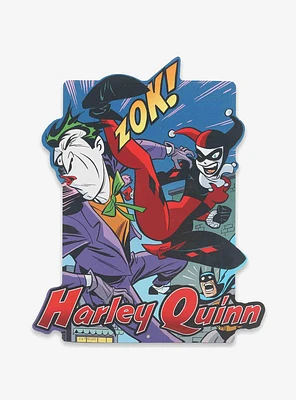 DC Comics Harley Quinn & Joker Zok Metal Wall Decor