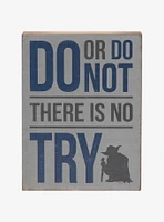 Star Wars Do Or Do Not Yoda Wood Wall Decor