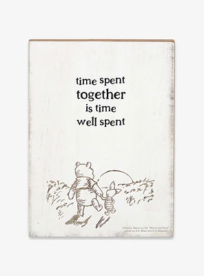 Disney Winnie the Pooh Time Spent Together Wood Wall Decor