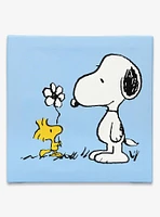 Peanuts Snoopy & Woodstock Flower Bloom Canvas Wall Decor