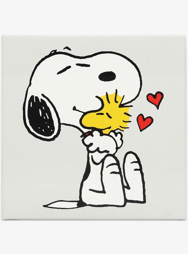 Peanuts Snoopy & Woodstock Love Canvas Wall Decor