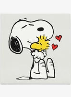 Peanuts Snoopy & Woodstock Love Canvas Wall Decor