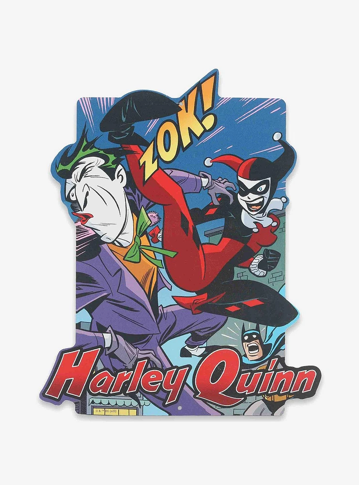 DC Comics Harley Quinn & Joker Zok Metal Wall Decor