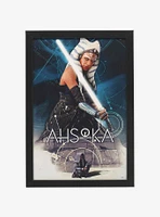 Star Wars Ahsoka Lightsaber Framed Wood Wall Decor