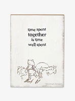 Disney Winnie the Pooh Time Spent Together Wood Wall Decor