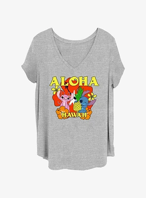 Disney Lilo & Stitch Aloha Angel Womens T-Shirt Plus