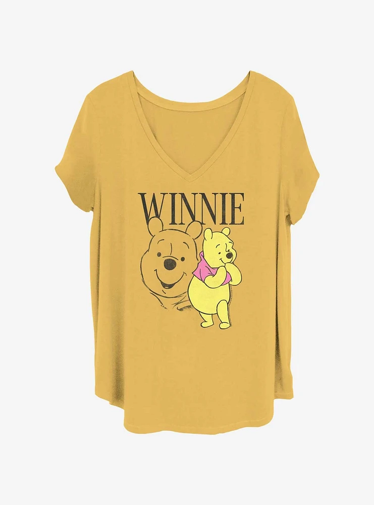 Disney Winnie The Pooh Poses Womens T-Shirt Plus