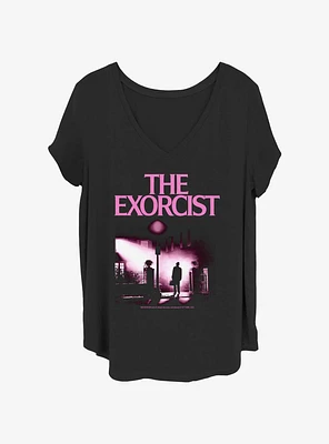 The Exorcist Logo Pop Womens T-Shirt Plus