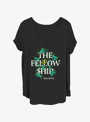 The Lord of Rings Fellowship Womens T-Shirt Plus