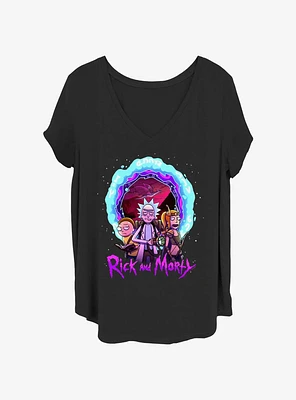 Rick and Morty Magic Womens T-Shirt Plus