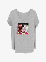 Disney 101 Dalmatians Raging Cruella Womens T-Shirt Plus