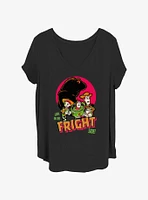 Disney100 Fright Side Womens T-Shirt Plus