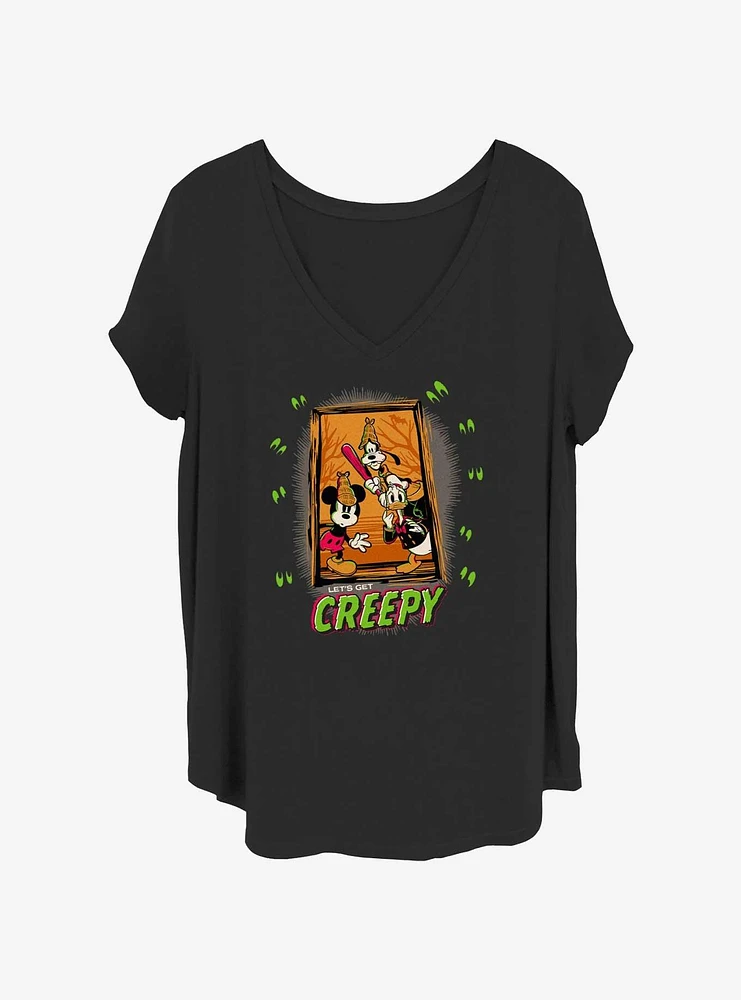 Disney100 Creepy Gang Womens T-Shirt Plus