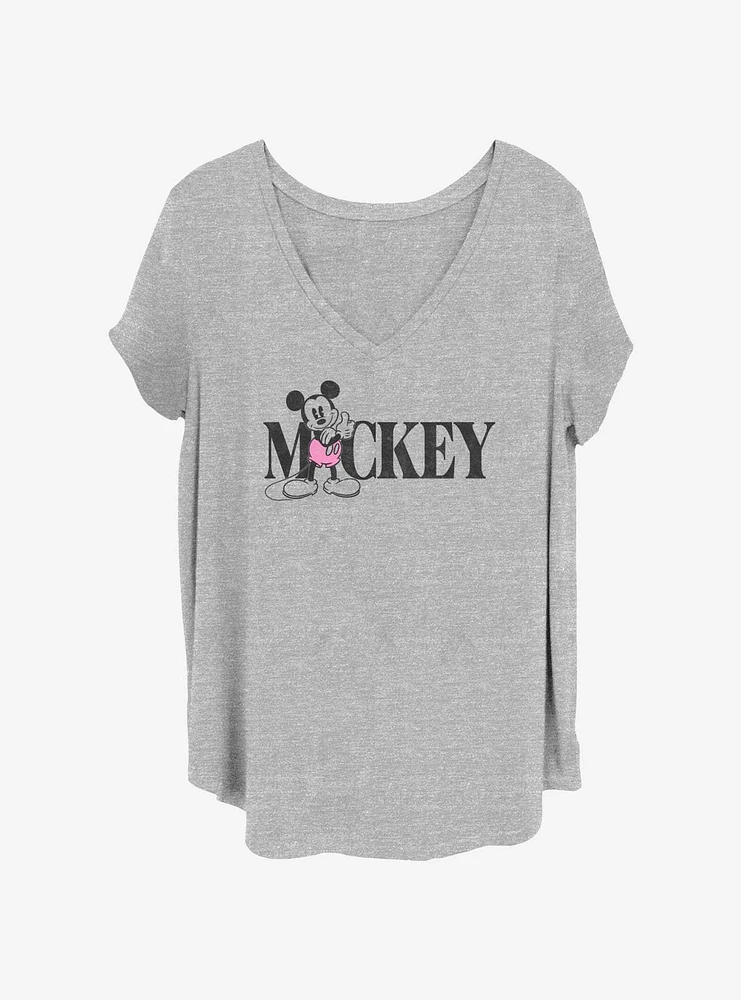 Disney Mickey Mouse Classic Womens T-Shirt Plus