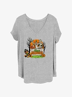 Disney100 Halloween Group Womens T-Shirt Plus